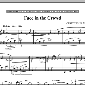 Christopher Norton Face In The Crowd Musik Noten - Piano Solo - 90358-0