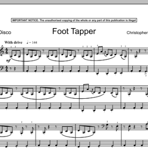 Christopher Norton Foot Tapper Musik Noten - Piano Solo - 90440-0