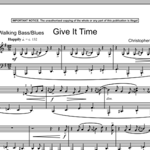 Christopher Norton Give It Time Musik Noten - Piano Solo - 90406-0