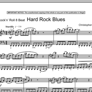 Christopher Norton Hard Rock Blues Musik Noten - Piano Solo - 90441-0