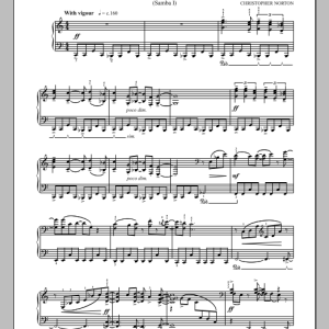 Christopher Norton Latin Preludes, Prelude I (Samba I) Musik Noten - Piano Solo - 89513-0