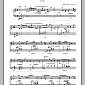 Christopher Norton Latin Preludes, Prelude II (Rumba) Musik Noten - Piano Solo - 89497-0