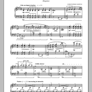 Christopher Norton Latin Preludes, Prelude VI (Beguine) Musik Noten - Piano Solo - 89514-0