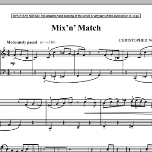 Christopher Norton Mix N Match Musik Noten - Piano Solo - 90280-0