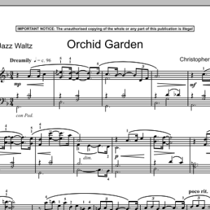 Christopher Norton Orchid Garden Musik Noten - Piano Solo - 90433-0