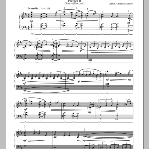 Christopher Norton Prelude II (Blurred Horizon) (from Rock Preludes) Musik Noten - Piano Solo - 90379-0