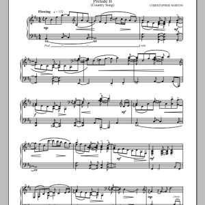 Christopher Norton Prelude II (Country Song) (from Rock Preludes 2) Musik Noten - Piano Solo - 90620-0