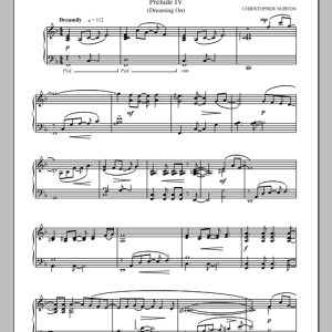 Christopher Norton Prelude IV (Dreaming On) (from Rock Preludes 2) Musik Noten - Piano Solo - 90618-0