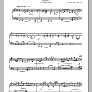 Christopher Norton Prelude V (A Steady Hand) (from Rock Preludes 2) Musik Noten - Piano Solo - 90617-0