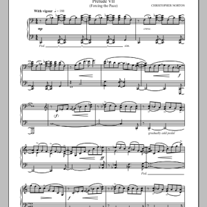 Christopher Norton Prelude VII (Forcing the Pace) (from Rock Preludes 2) Musik Noten - Piano Solo - 90615-0