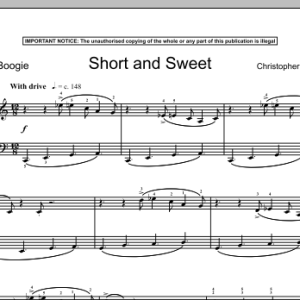 Christopher Norton Short And Sweet Musik Noten - Piano Solo - 90413-0