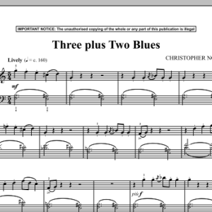 Christopher Norton Three Plus Two Blues Musik Noten - Piano Solo - 90353-0