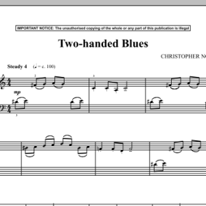 Christopher Norton Two-Handed Blues Musik Noten - Piano Solo - 90303-0