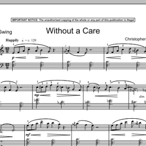Christopher Norton Without A Care Musik Noten - Piano Solo - 90398-0