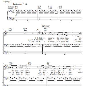 Christy Nockels Waiting Here For You Musik Noten - Piano, Vocal & Guitar Chords - 80279-0