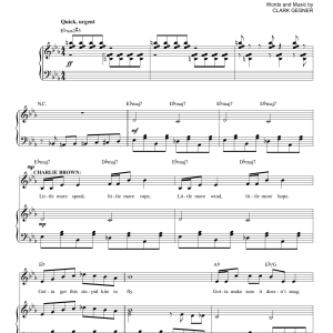 Clark Gesner The Kite (Charlie Brown's Kite) Musik Noten - Piano & Vocal - 53386-0