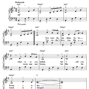 Classics IV Stormy Musik Noten - Easy Piano - 20685-0