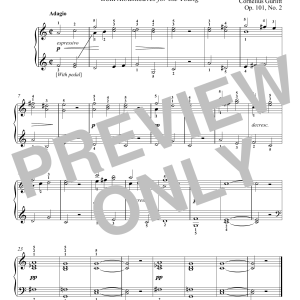 Cornelius Gurlitt Morning Prayer (Morgengebet), Op. 101, No. 2 Musik Noten - Piano Solo - 180315-0