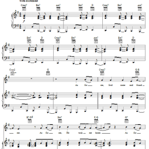 Darlene Zschech God Is In The House Musik Noten - Piano, Vocal & Guitar Chords - 51186-0