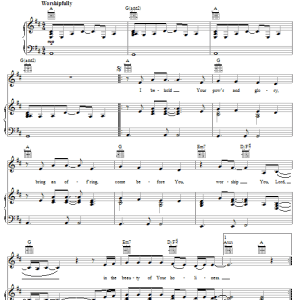 Darlene Zschech Irresistible Musik Noten - Piano, Vocal & Guitar Chords - 51188-0