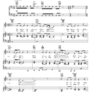 Darlene Zschech Pray Musik Noten - Piano, Vocal & Guitar Chords - 51191-0