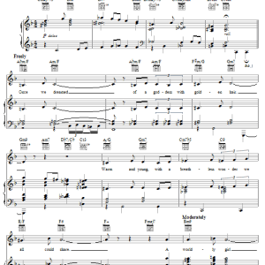 Dave Frishberg Marilyn Monroe Musik Noten - Piano, Vocal & Guitar Chords - 51267-0