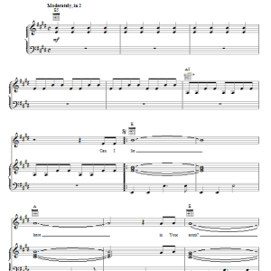 David Crowder Band Can I Lie Here Musik Noten - Piano, Vocal & Guitar Chords - 72282-0