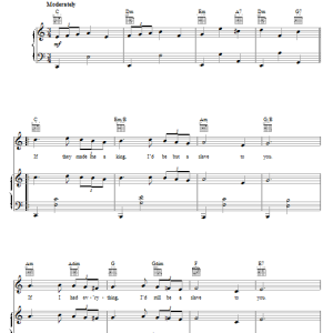 Dean Martin If Musik Noten - Piano, Vocal & Guitar Chords - 29508-0