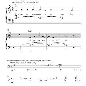 Deborah Brady Open The Eyes Of My Heart Musik Noten - Educational Piano - 52358-0