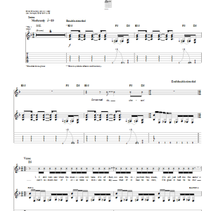 Demon Hunter Infected Musik Noten - Guitar Tab - 25242-0