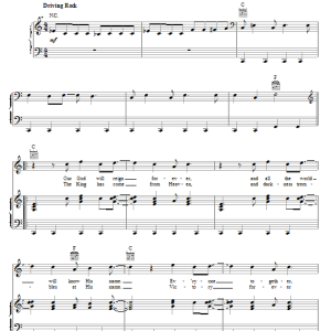 Desperation Band My Savior Lives Musik Noten - Piano, Vocal & Guitar Chords - 62420-0
