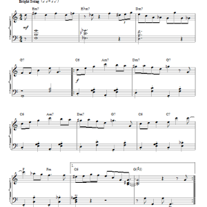 Django Reinhardt Swing Guitar (arr. Brent Edstrom) Musik Noten - Piano Solo - 90136-0