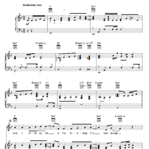 Don Moen I Offer My Life Musik Noten - Piano, Vocal & Guitar Chords - 24613-0