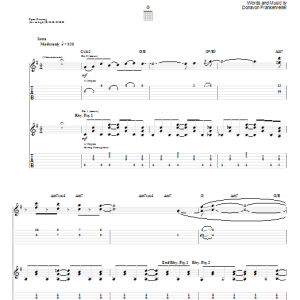 Donavon Frankenreiter Butterfly Musik Noten - Guitar Tab - 58383-0