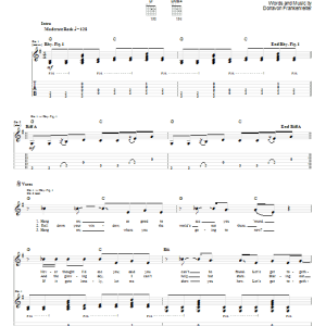Donavon Frankenreiter Our Love Musik Noten - Guitar Tab - 58411-0