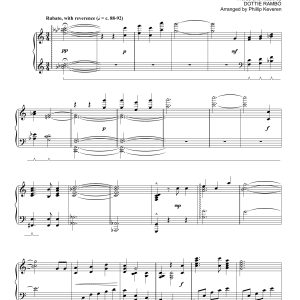 Dottie Rambo We Shall Behold Him (arr. Phillip Keveren) Musik Noten - Piano Solo - 162418-0