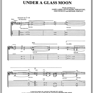 Dream Theater Under A Glass Moon Musik Noten - Piano & Vocal - 171627-0