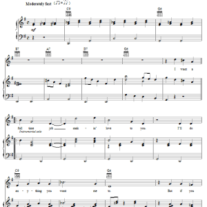 Eddy Arnold Full Time Job Musik Noten - Piano, Vocal & Guitar Chords - 53708-0
