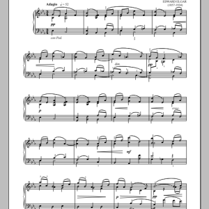 Edward Elgar Variations On An Original Theme For Orchestra (Enigma Variations), Op. 36 (Nimrod) Musik Noten - Piano Solo - 89491-0