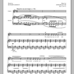 Edward Elgar Where Corals Lie Musik Noten - Piano & Vocal - 90945-0