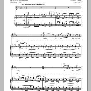 Elizabeth Poston The Bellman's Song Musik Noten - Piano & Vocal - 90167-0