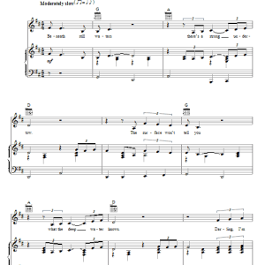 Emmylou Harris Beneath Still Waters Musik Noten - Piano, Vocal & Guitar Chords - 80919-0