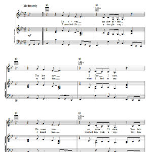 Emmylou Harris (Lost Her Love) On Our Last Date Musik Noten - Piano, Vocal & Guitar Chords - 80921-0