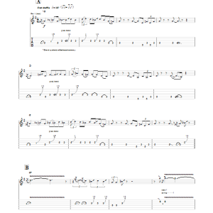 Eric Clapton Steppin' Out Musik Noten - Guitar Tab - 151684-0