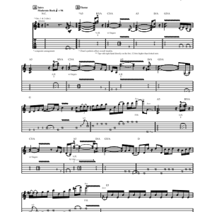 Eric Johnson Camel's Night Out Musik Noten - Guitar Tab - 69281-0