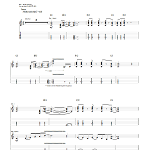 Foghat Home In My Hand Musik Noten - Guitar Tab - 75417-0