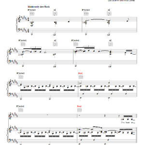 Foreigner Can't Wait Musik Noten - Piano, Vocal & Guitar Chords - 85924-0