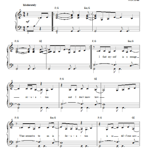Foreigner I Don't Want To Live Without You Musik Noten - Easy Piano - 85915-0