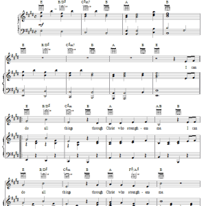 Frank Hernandez I Can Do All Things Musik Noten - Piano, Vocal & Guitar Chords - 22221-0