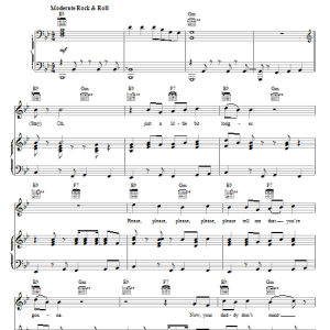 Frankie Valli & The Four Seasons Stay Musik Noten - Piano, Vocal & Guitar Chords - 54707-0